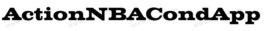 ActionNBACondApp Bol字体转换